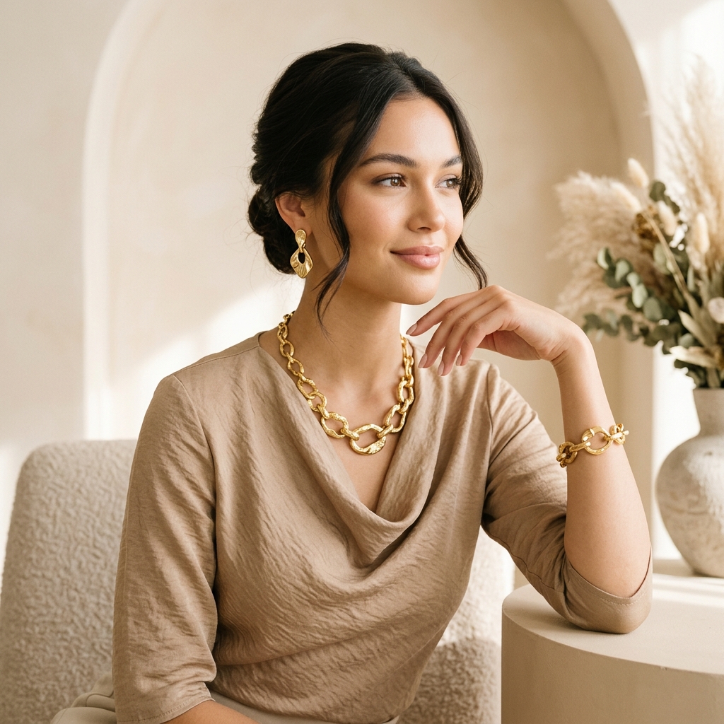 Blu Idol - 18K Gold Plated Jewellery
